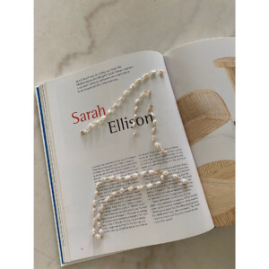 fig淡水パールのロングピアス quiet ripple 静かなさざなみ　