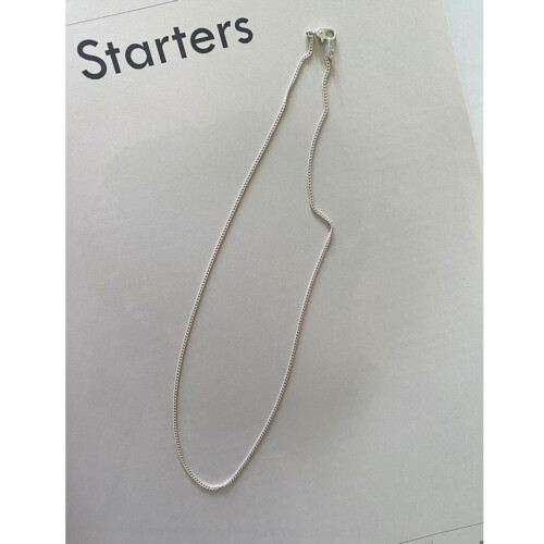 figシルバーチェーンネックレス skin素肌の輝き　SV925