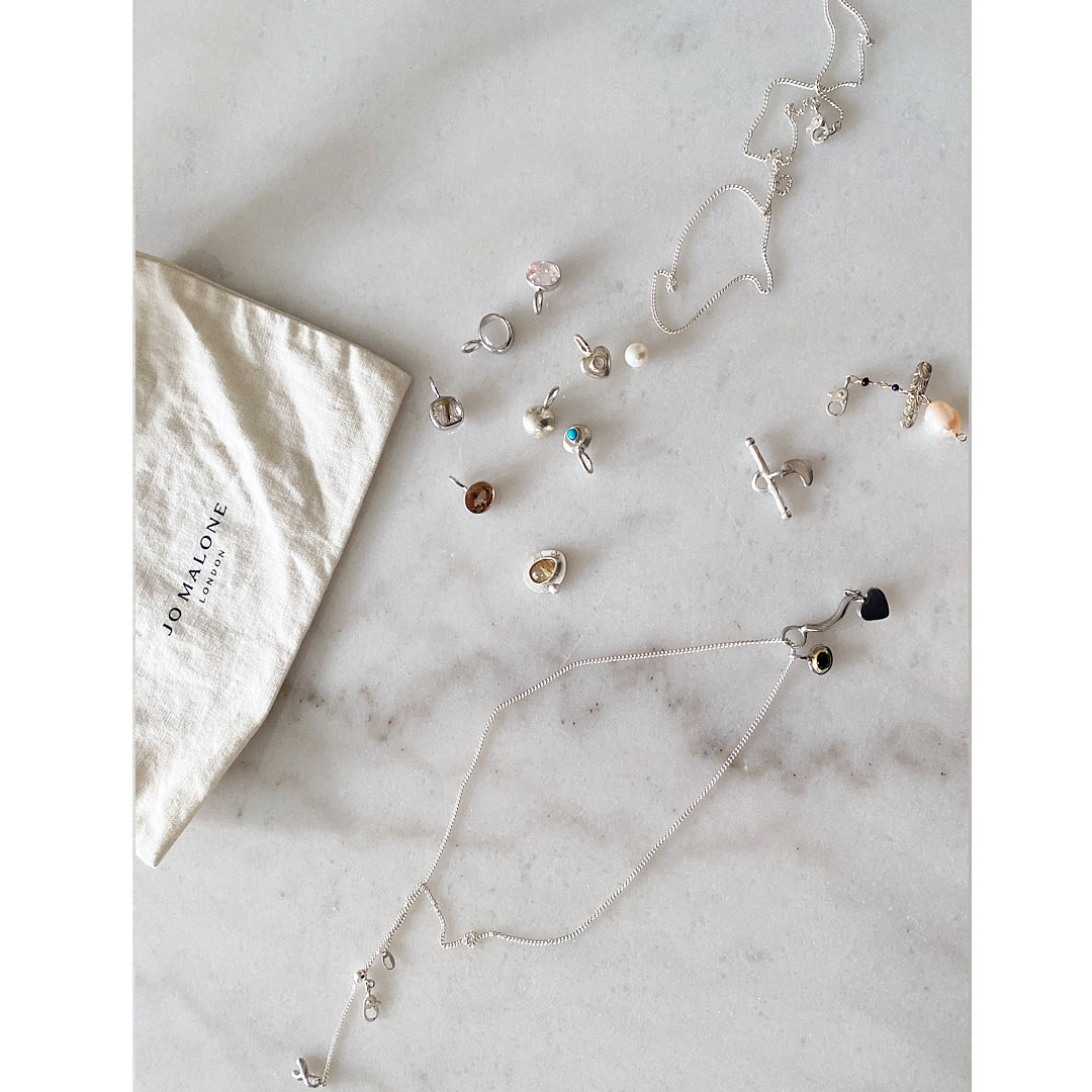 fig天然石ペンダントトップとイヤーカフ、ネックレス