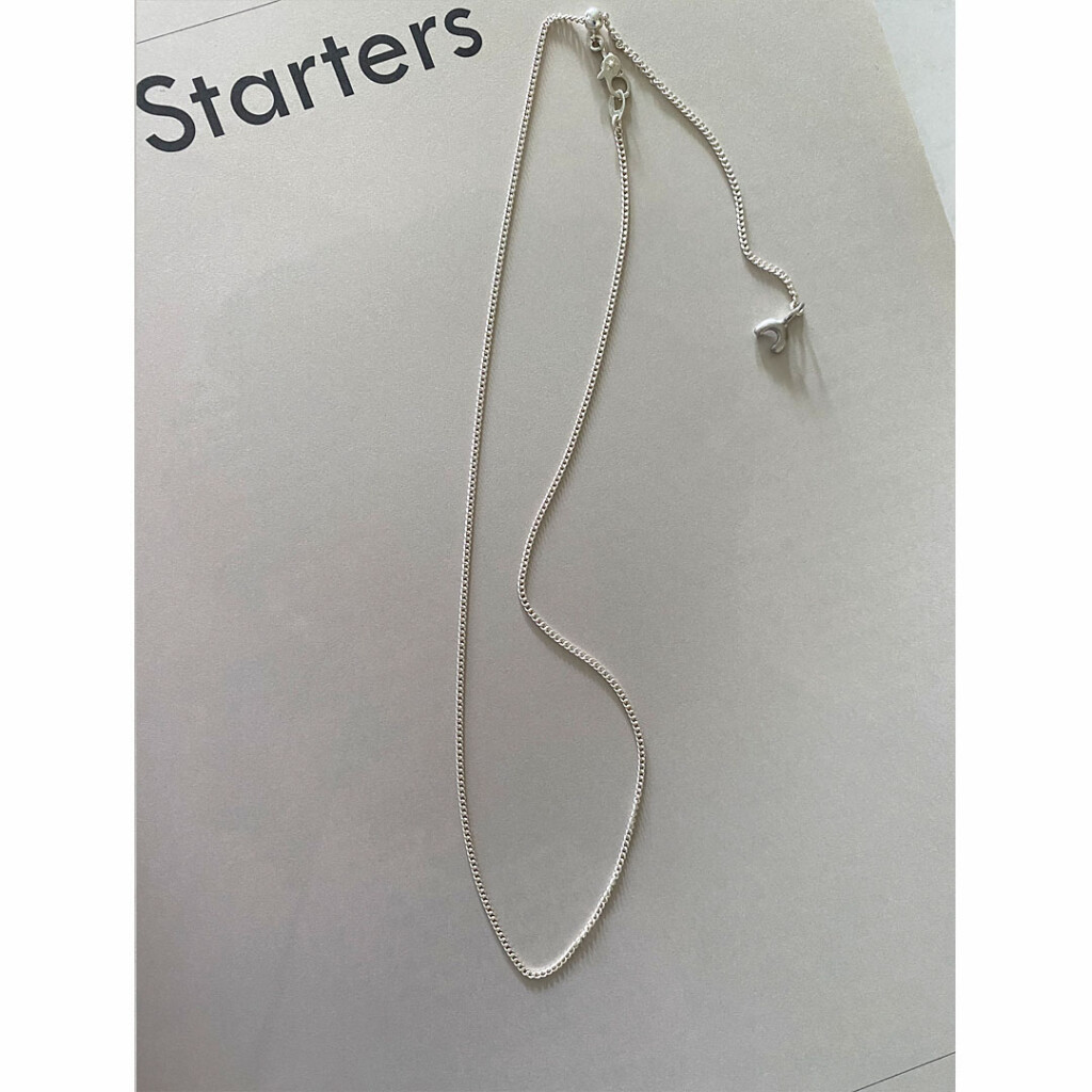 フリーアジャスターのシルバーチェーンネックレス