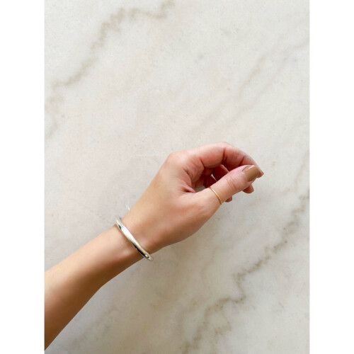 figジュエリー シルバーバングル光沢