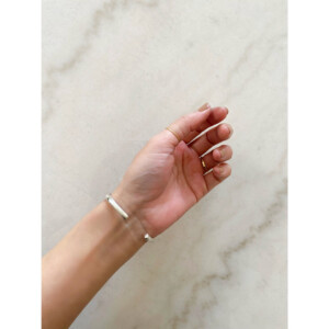 figジュエリー シルバーバングル光沢