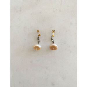 figパールピアス sing a soul | ほどける心 パール・K14ゴールドフィルド