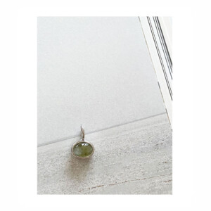 figクリソベリルキャッツアイペンダントトップ　quiet focus | 静かな判断　SV925