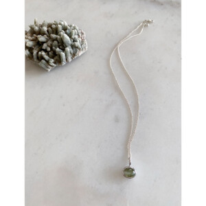 figクリソベリルキャッツアイペンダントトップ　quiet focus | 静かな判断　SV925