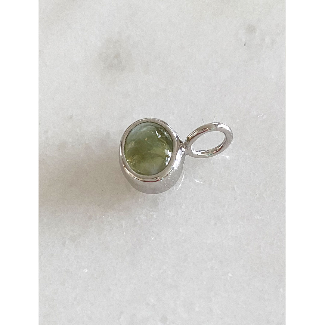 figクリソベリルキャッツアイ　ペンダントトップ　SV925