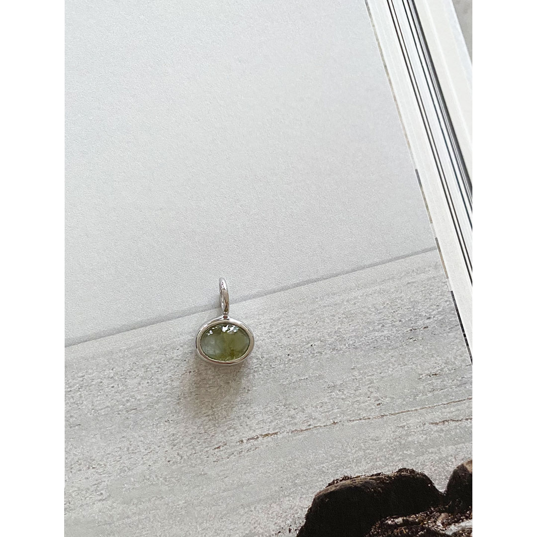 figクリソベリルキャッツアイ　ペンダントトップ　SV925