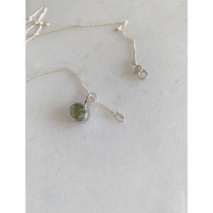 figクリソベリルキャッツアイペンダントトップ　quiet focus | 静かな判断　SV925