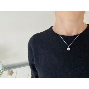 figモルガナイトペンダントトップ着用イメージ　soft decision|やさしさを選ぶ　SV925