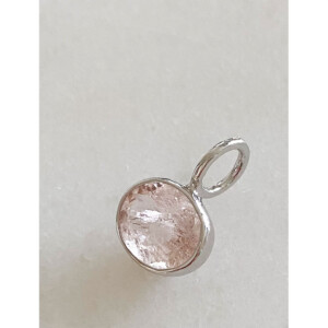 figモルガナイトペンダントトップの質感　SV925