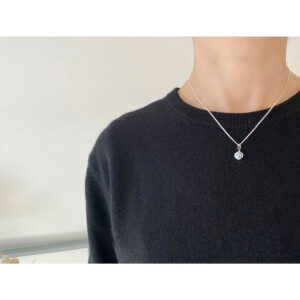 figターコイズペンダントトップ着用イメージ　SV925