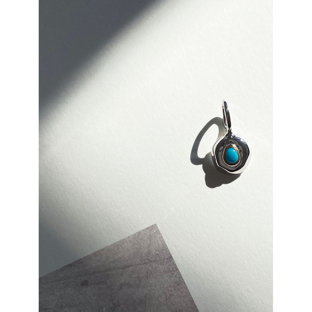 figターコイズペンダントトップ　SV925