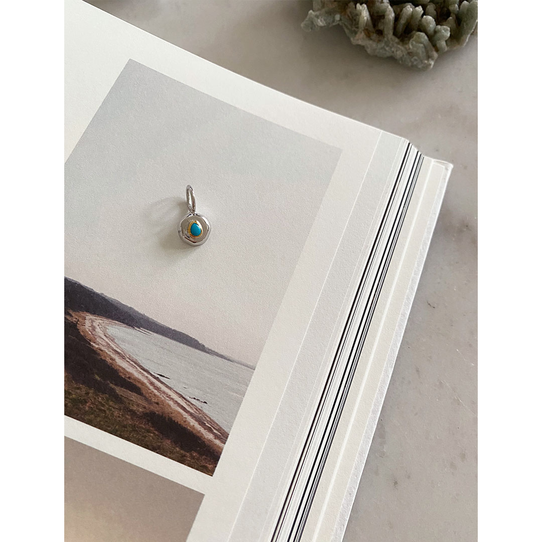 figターコイズペンダントトップ　SV925