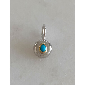 figターコイズペンダントトップの質感　SV925