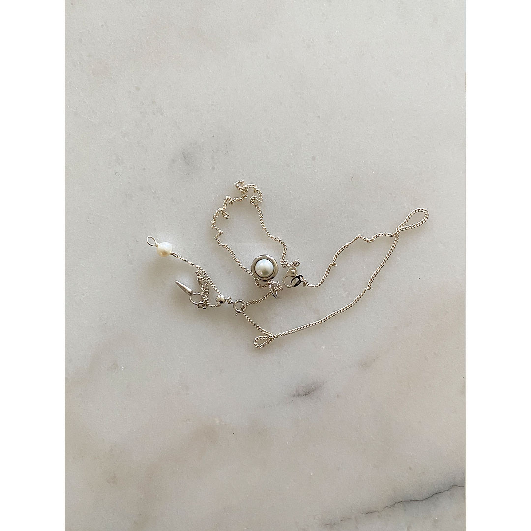 figパールペンダントトップ　quiet pearl やわらかな芯　SV925