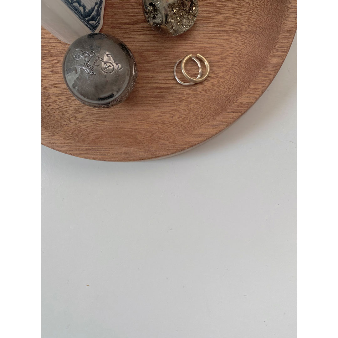 SV925 シルバー　リング　シンプル　ミニマル　ユニセックス　fig