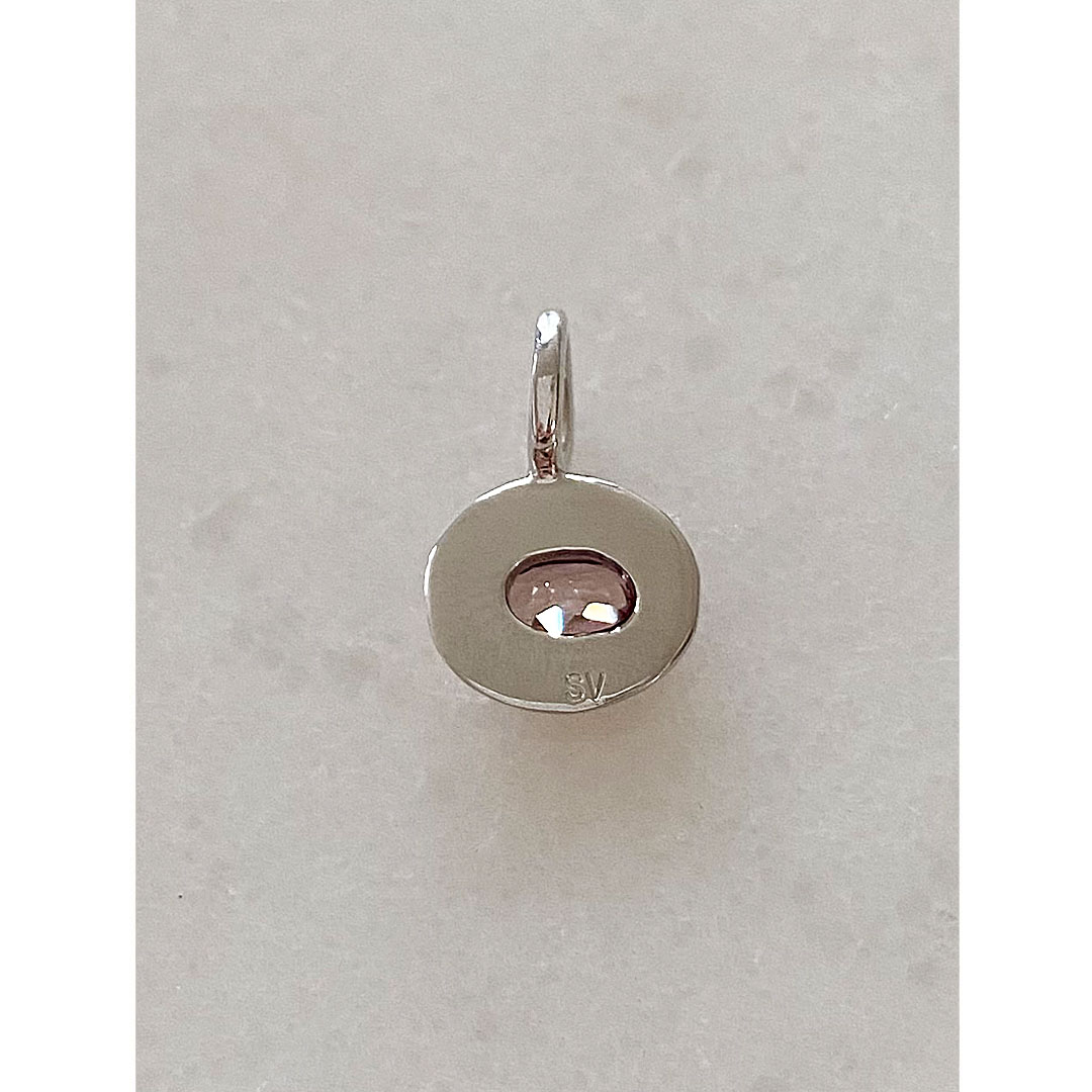 アメトリン ペンダントトップ 裏面 シルバー